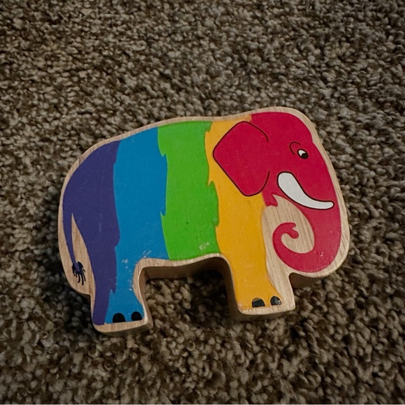 Lanka Kade Other - Lanka Kade Rainbow Elephant Wood Toy 25th Anniversary Fair Trade Eco Friendly